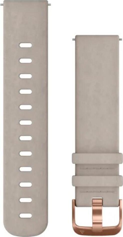 Řemínek na hodinky Garmin Quick Release 20mm Suede Grey