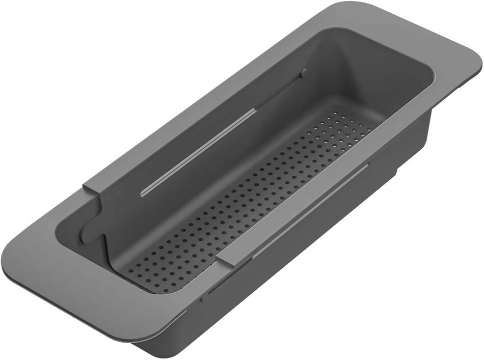 Sinks cedník teleskopický - plast šedý