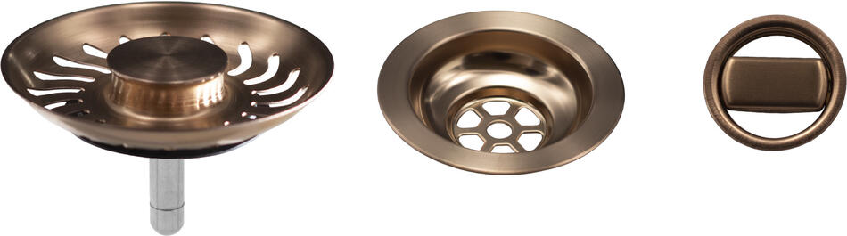 Sinks komponenty pro granitový dřez - měď modern