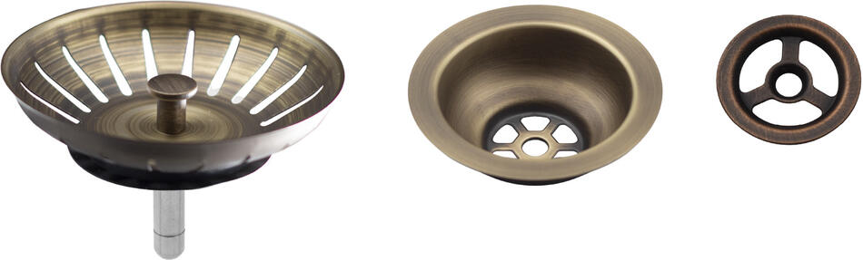 Sinks komponenty pro granitový dřez - bronz antik