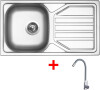 Sinks OKIO 780 + ELASTA nerez/šedá