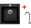 Sinks VIVA 455 Granblack + Elasta nerez/černá