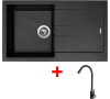 Sinks AMANDA 860 Metalblack + ELASTA černá matná