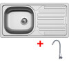 Sinks CLASSIC 860 + ELASTA nerez/šedá