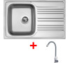 Sinks STAR 780 + ELASTA nerez/šedá