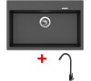 Sinks MAXIMO 780 Metalblack + ELASTA černá matná