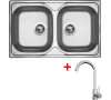 Sinks CLASSIC 800 DUO + ARCO celonerezová