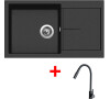 Sinks INFINITY 860 Metalblack + ELASTA S černá matná