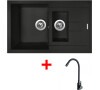 Sinks AMANDA 780.1 Metalblack + ELASTA černá matná