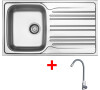 Sinks STAR 860 + ELASTA nerez/šedá