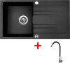 Sinks RAPID 780 XC Granblack + Elasta nerez/černá
