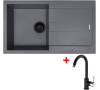 Sinks AMANDA 860 BL Nanogrey + MIX 35 Nanoblack