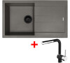 Sinks AMANDA 860 BL Nanotruffle + MIX 3 P Nanoblack