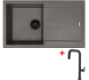 Sinks AMANDA 860 BL Nanotruffle + EVA P Nanoblack