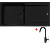 Sinks AMANDA 990 BL Nanoblack + MIX 35 Nanoblack