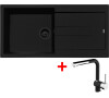 Sinks AMANDA 990 BL Nanoblack + MIX 3 P Nanoblack
