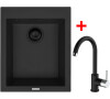 Sinks CUBE 410 BL Nanoblack + MIX 35 Nanoblack