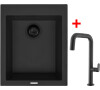 Sinks CUBE 410 BL Nanoblack + EVA P Nanoblack