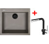 Sinks CUBE 560 BL Nanotruffle + MIX 3 P Nanoblack