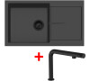 Sinks INFINITY 860 BL Nanoblack + COMFORTA Nanoblack