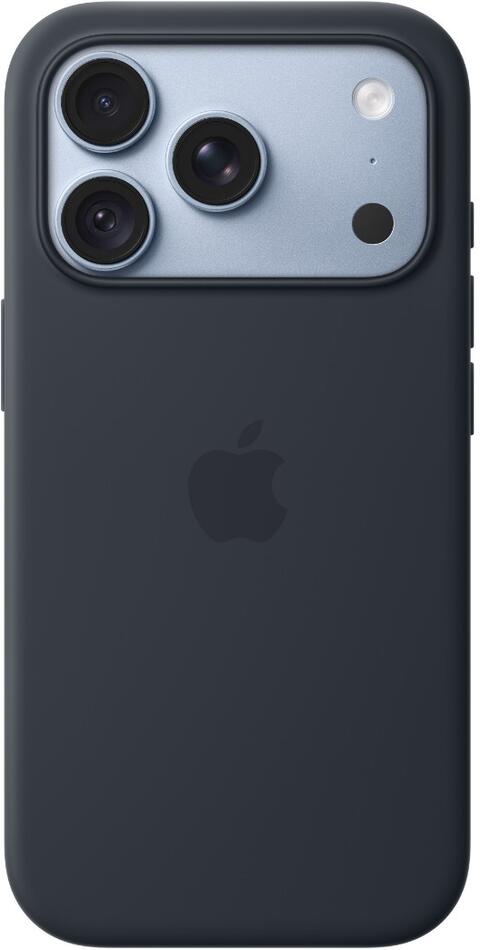 Apple iPhone 18 Pro Silicone Case with MS - Navy Blue (MK8X4ZM/A)
