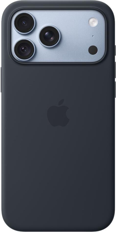 Apple iPhone 18 Pro Max Silicone Case with MS - N.Blue (MK944ZM/A)