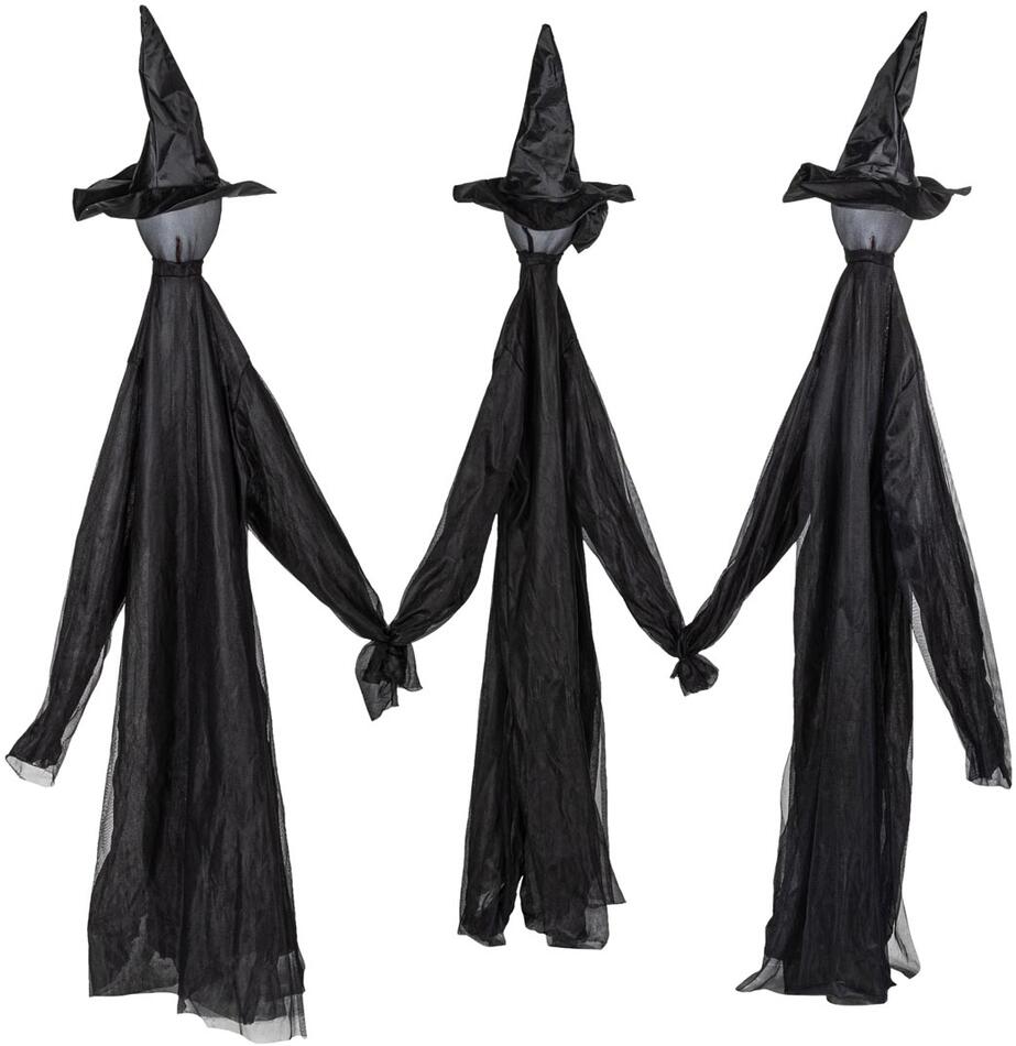 Haushalt international halloween čarodějnice se zvukem, sada 3 ks
