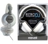 Sluchátka Maxell 303517 RETRO DJ WHITE