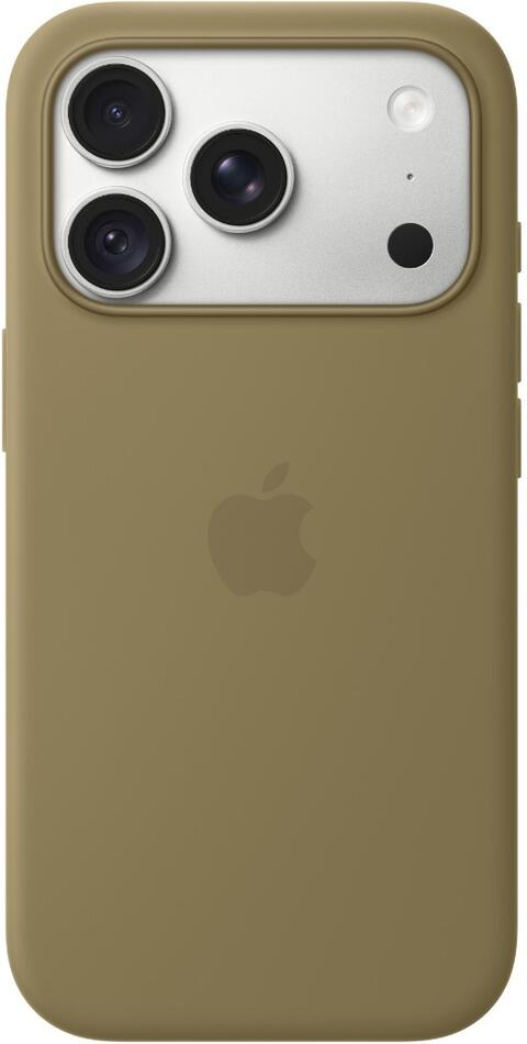 Apple iPhone 18 Pro Silicone Case with MS - Olive (MK8V4ZM/A)
