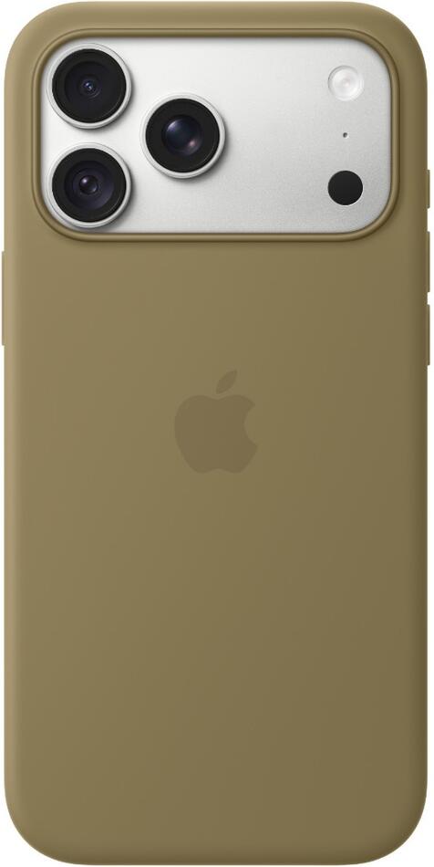 Apple iPhone 18 Pro Max Silicone Case with MS - Olive (MK924ZM/A)