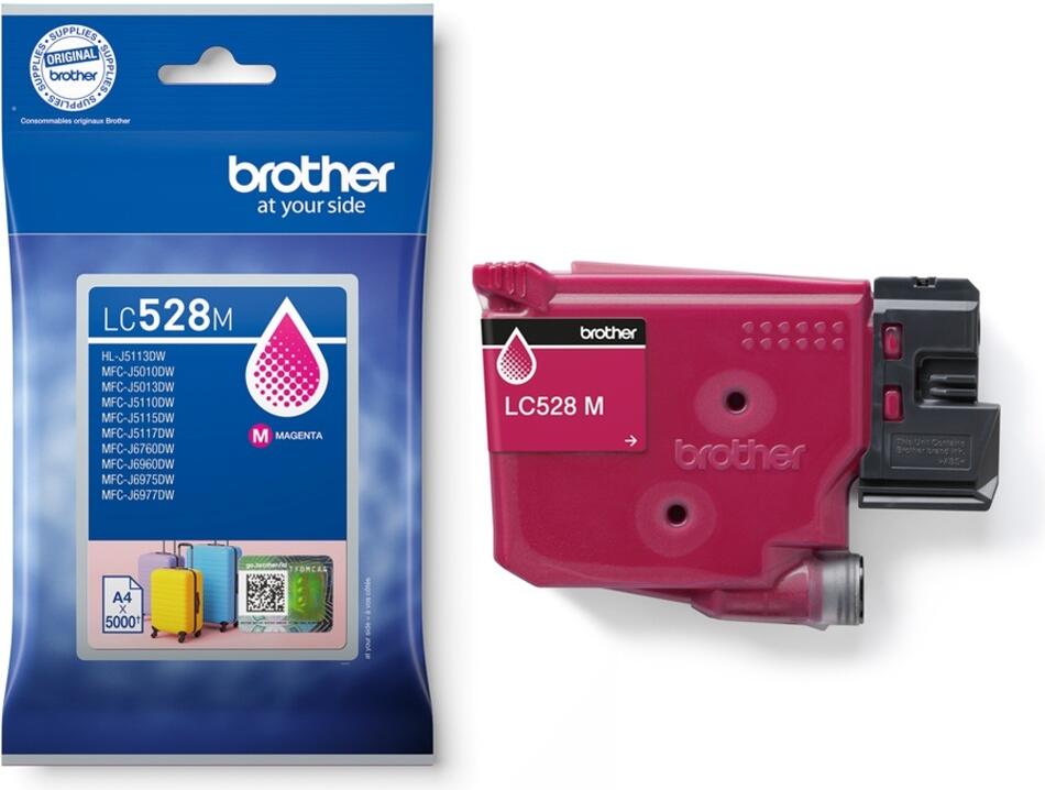 Brother LC528M (inkoust magenta, 5000 str.)