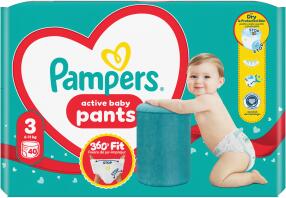 Pampers Active pants VP S3 (40ks/fol)