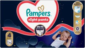 Pampers Pants Night MBox S4 (104ks/kra)