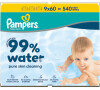 Pampers wipes (9x60/fol) Aqua zero plast