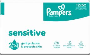Pampers wipes (12x52/fol) Sensitive