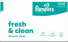 Pampers wipes (12x52/fol) Fresh Clean