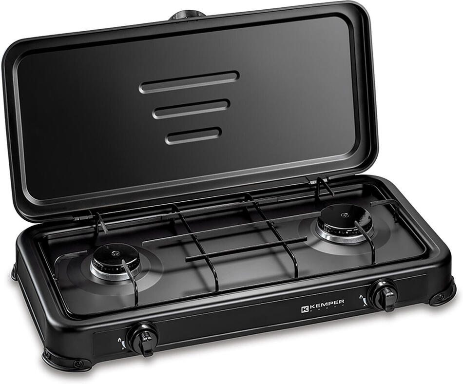 KEMPER GROUP vařič PB dvouhořák 107981B s víkem, ČER