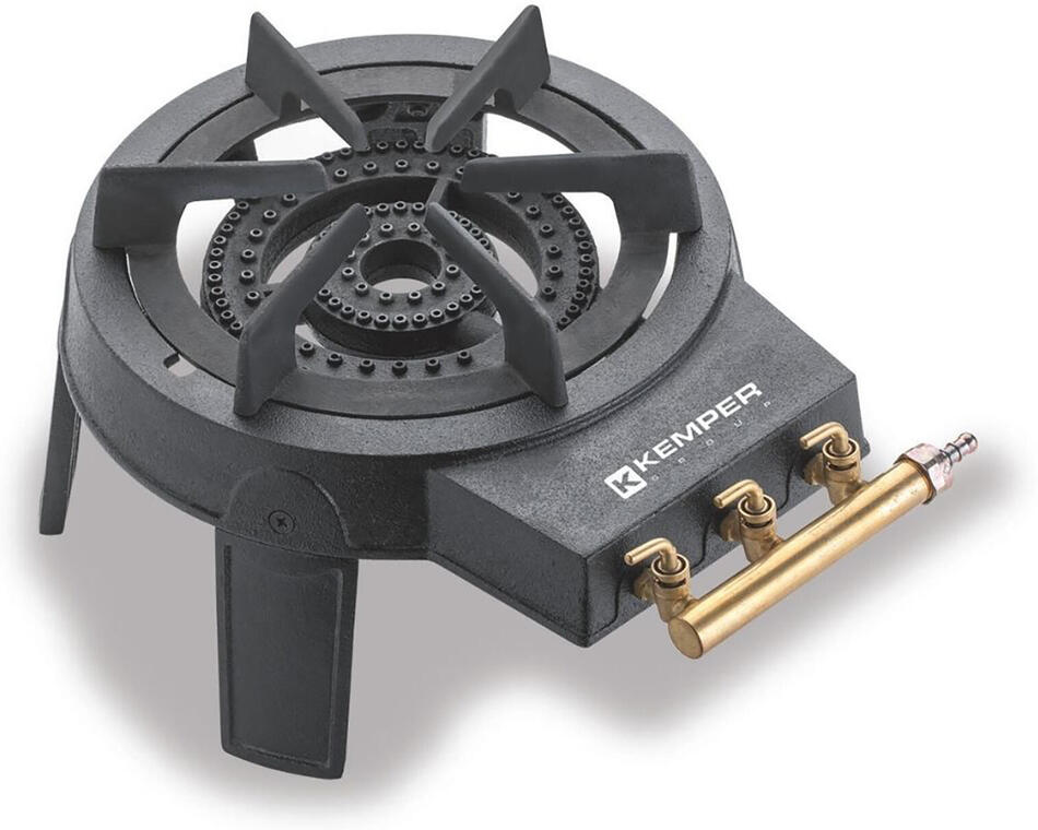 KEMPER GROUP vařič PB jednohořák 104988N, litinový hořák, piezo