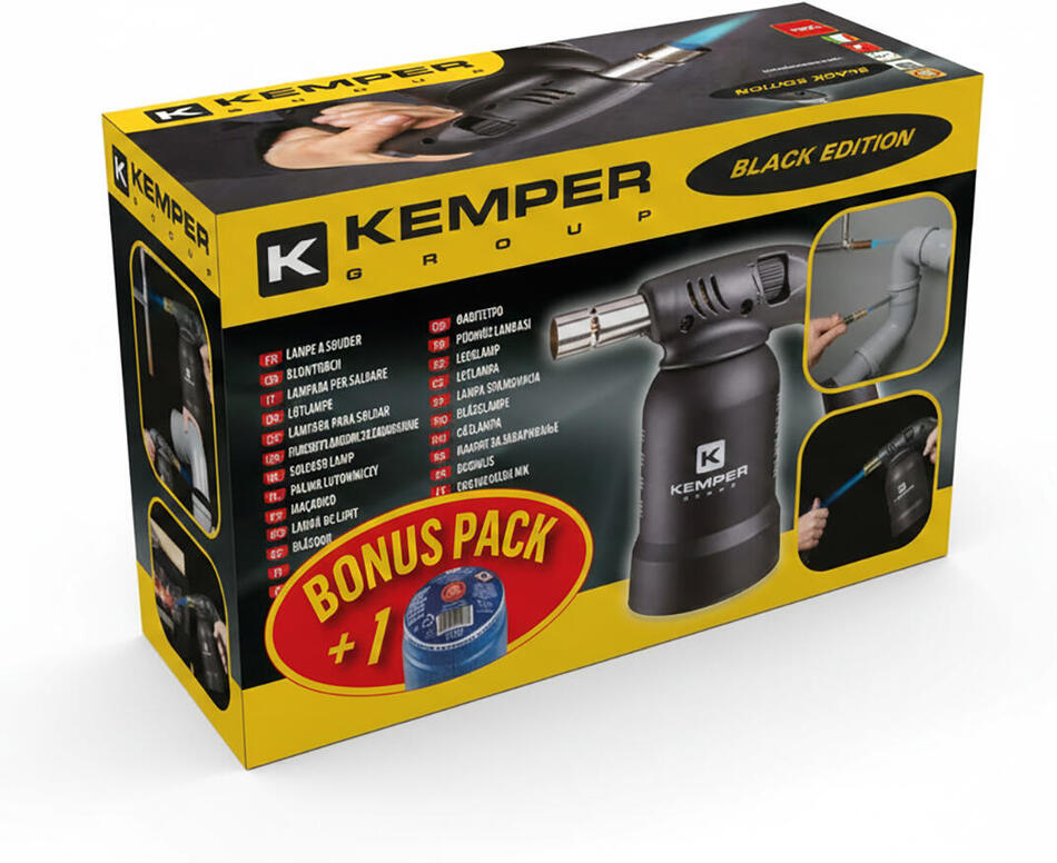 KEMPER GROUP hořák univerzální KE2019AC s kartuší, piezo