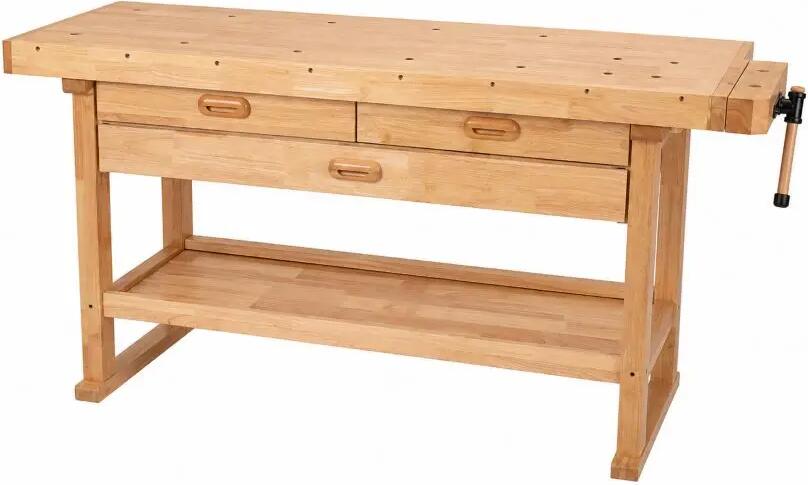 Hoblice se 3 šuplíky, 1630 x 510 x 860 mm, se svěrákem AHProfi