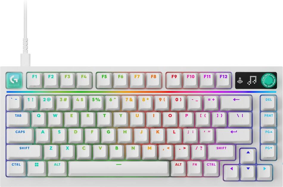 Herní klávesnice Logitech G316 X 75 White US