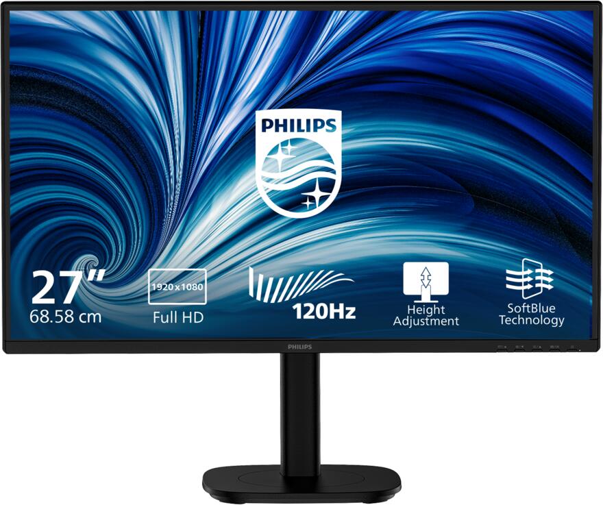 Philips LCD 27B2N3200A 27" IPS / 1920x1080@120Hz / 4ms / 350cd / HDMI / DP / Repro / Pivot / HAS / 5 let (27B2N3200A/00)
