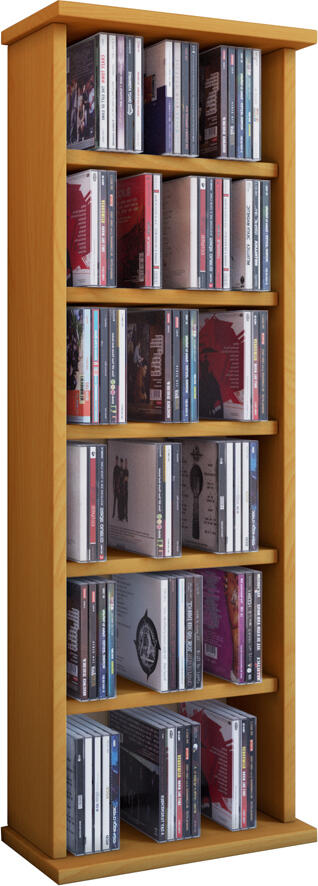 VCM regál na CD a DVD Vostan, buk