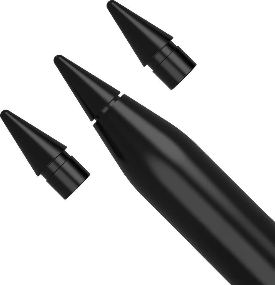 Náhradní hroty FIXED Pencil Tips pro Apple Pencil, 3ks, černé