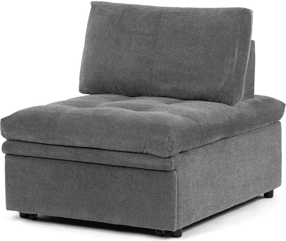 Rozkládací křeslo, šedá, látka, ASB-C3410 GREY2 Autronic