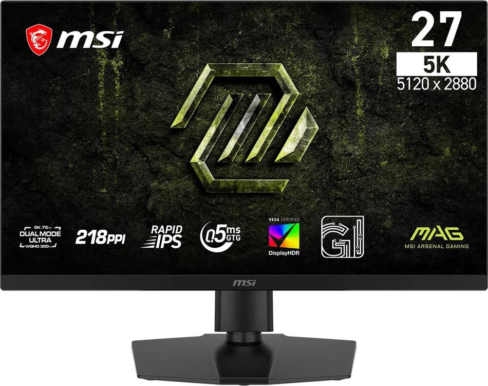 MSI MAG / 271KPD7 / 26,9" / IPS / 5K / 75Hz / 0,5ms / Černá / 3R (MAG 271KPD7)