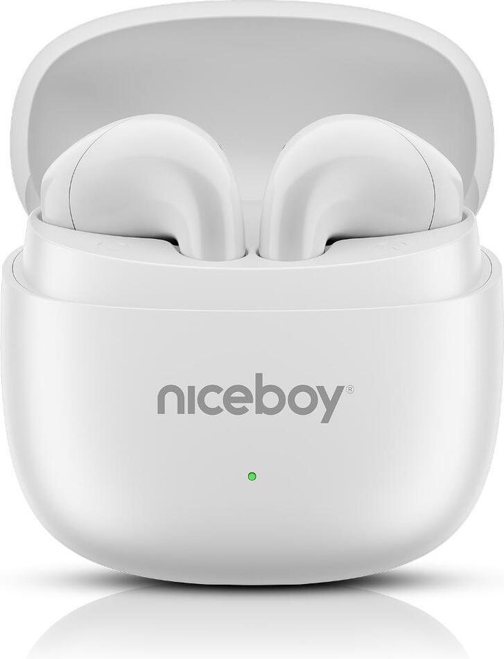 Bezdrátová sluchátka Niceboy Beans 5 POP White