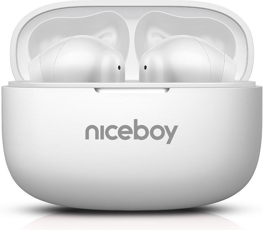 Bezdrátová sluchátka Niceboy Beans 5 PRO White