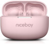 Bezdrátová sluchátka Niceboy Beans 5 PRO Pink
