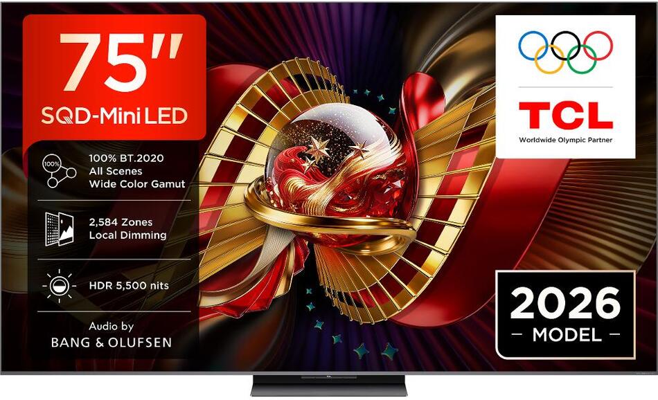 QLED televize TCL 75C8L